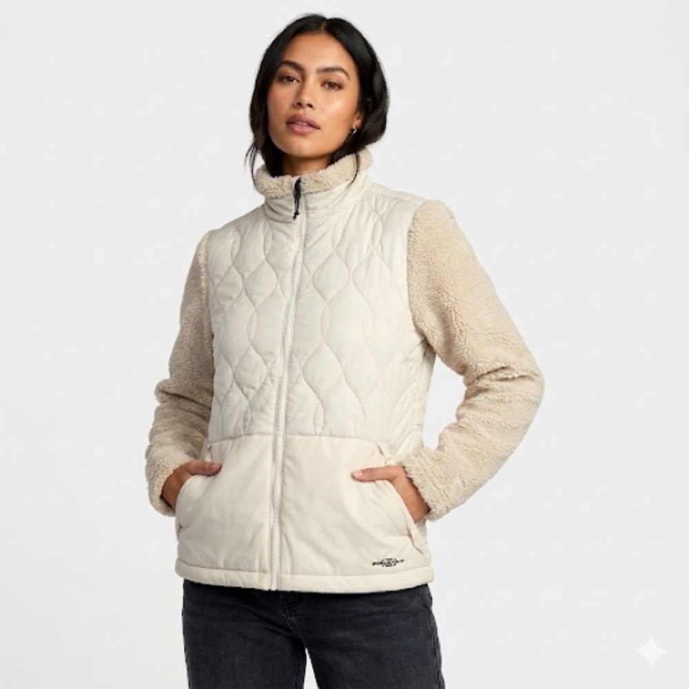686 women lifestyle SMARTY Spellbound inner jacket quilted sherpa large